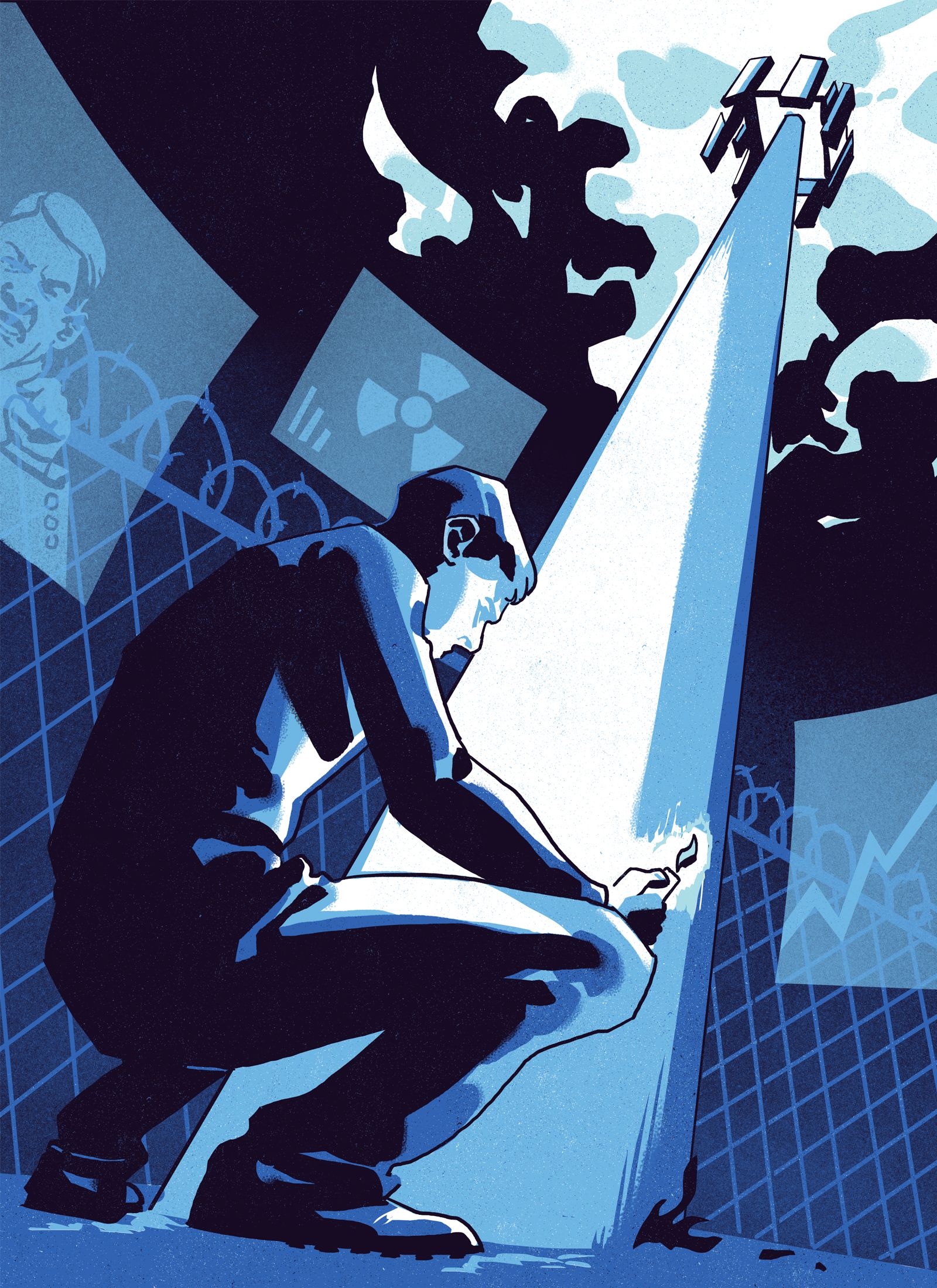 One Vigilante, 22 Cell Tower Fires, and a World of Conspiracies